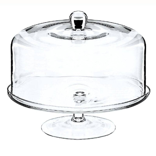 Natural Living Glass Cake Dome and Stand - Bear Country Kitchen
