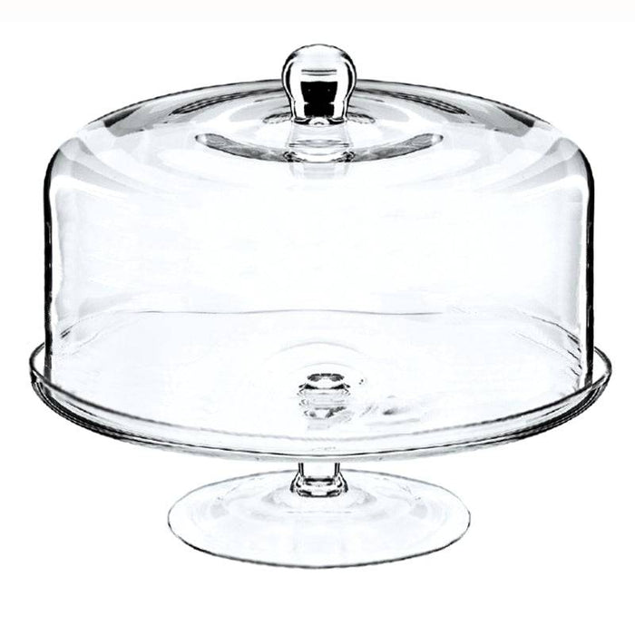 Natural Living Glass Cake Dome and Stand - Bear Country Kitchen