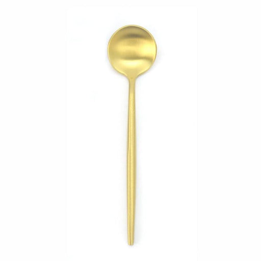 Natural Living Small Spoon Gold - Bear Country Kitchen