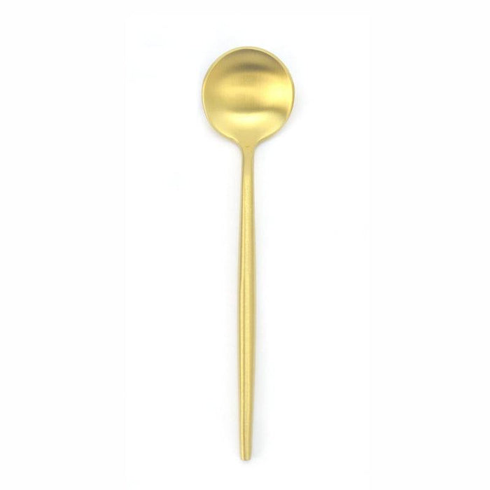Natural Living Small Spoon Gold - Bear Country Kitchen