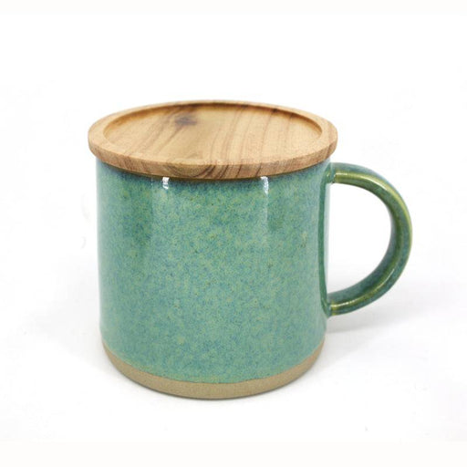 BIA Reactive Glaze Mug with Acacia Lid - Bear Country Kitchen