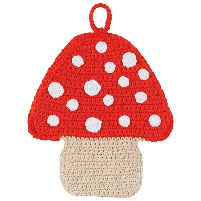 Danica Jubilee Crochet Trivet Toadstool - Bear Country Kitchen