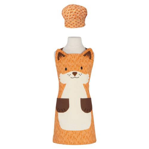 Danica Jubilee Kids Apron/ Hat Daydream Fox - Bear Country Kitchen
