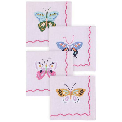 Danica Jubilee Cocktail Napkin Set Of 4 Flutter By - Bear Country Kitchen