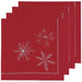 Danica Now Designs Set of 4 Napkins Snowflakes - Bear Country Kitchen