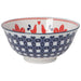 Danica Now Design 6" Stamped Bowl - Red Navy Bird - Bear Country Kitchen