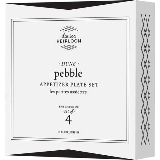 Danica Heirloom Appetizer Plate Set Pebble Dune Bundle Of 4 - Bear Country Kitchen