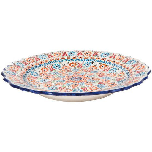 Danica Heirloom Evani Serving Plate Multi White - Bear Country Kitchen