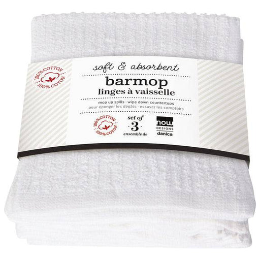Danica Now Design Utility Barmops Small Set Of 6 - White - Bear Country Kitchen