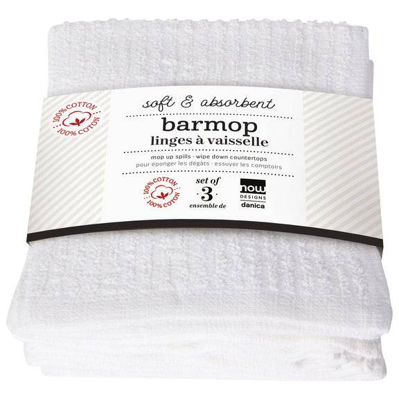 Danica Now Design Utility Barmops Small Set Of 6 - White - Bear Country Kitchen