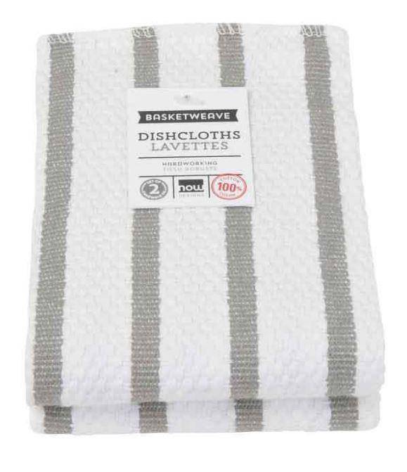Now Designs Basketweave Dishcloths S/2 - Bear Country Kitchen