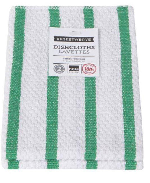 Now Designs Basketweave Dishcloths S/2 - Bear Country Kitchen