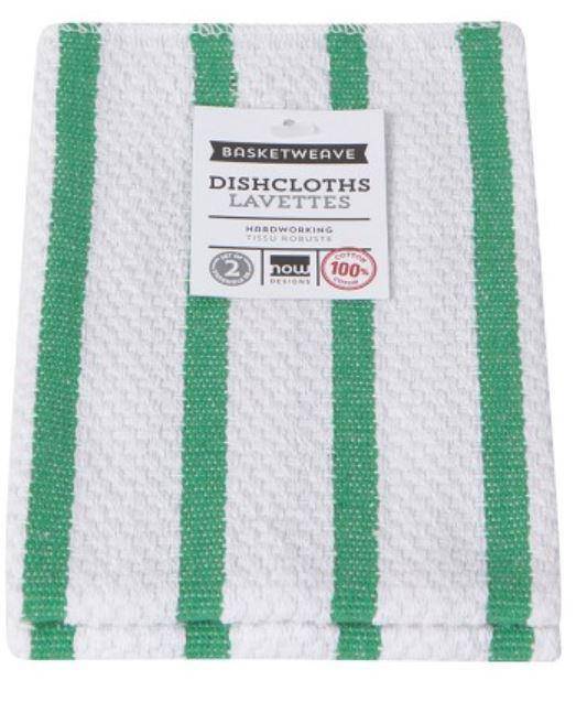 Now Designs Basketweave Dishcloths S/2 - Bear Country Kitchen