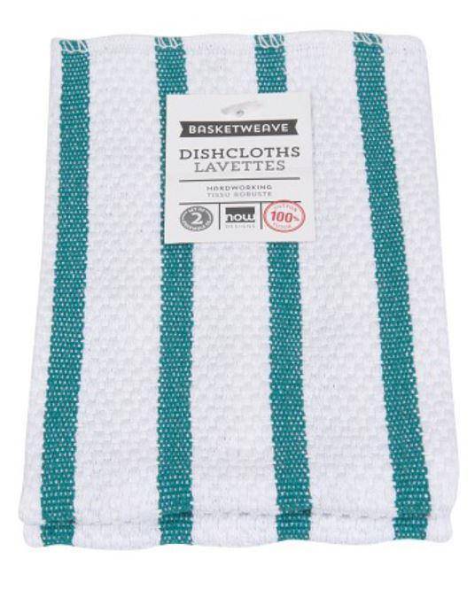 Now Designs Basketweave Dishcloths S/2 - Bear Country Kitchen