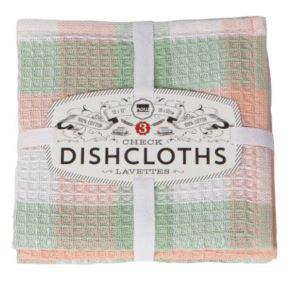 Danica Check Dishcloths S/3 - Bear Country Kitchen