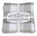 Danica Check Dishcloths S/3 - Bear Country Kitchen