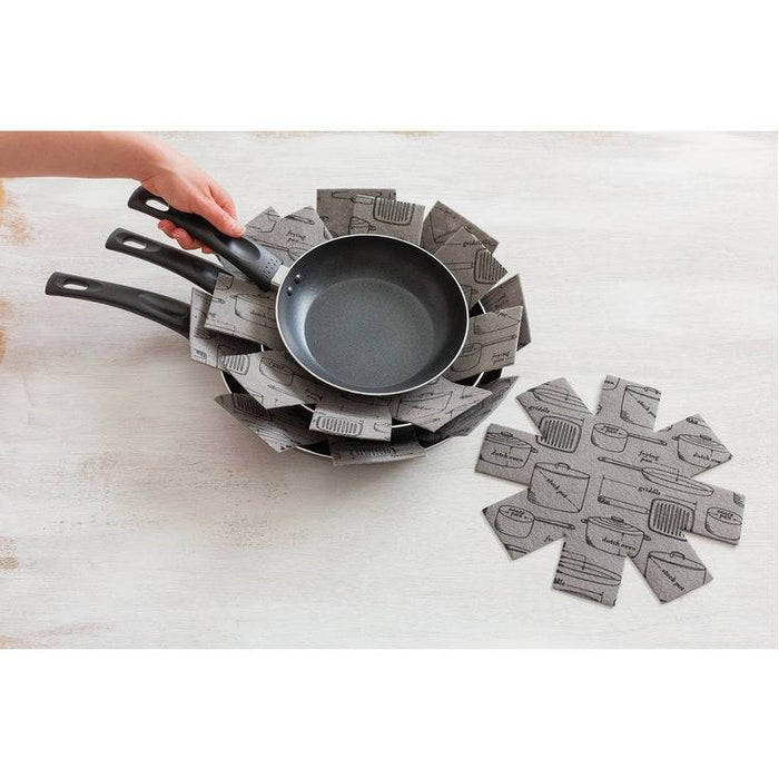 Danica Now Designs Set of 3 Pan Protectors - Grey - Bear Country Kitchen