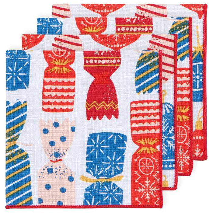 Danica Now Designs Jubilee Cocktail Napkin Set Of 4 -  Christmas Charms - Bear Country Kitchen