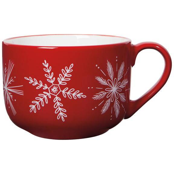 Danica Now Designs Latte Mug Snowflakes - Bear Country Kitchen