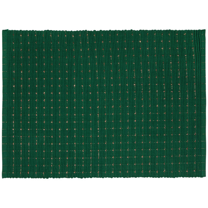 Danica Now Designs Ribbed Placemats - Green Copper - Bear Country Kitchen