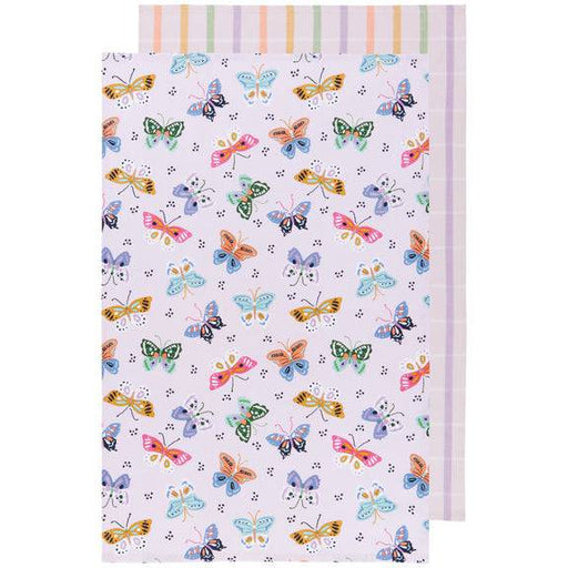 Danica Jubilee Set Of 2 Dishtowels Flutter By - Bear Country Kitchen