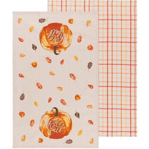 Danica Now Designs Set Of 2 Dishtowels -  Hello Fall - Bear Country Kitchen