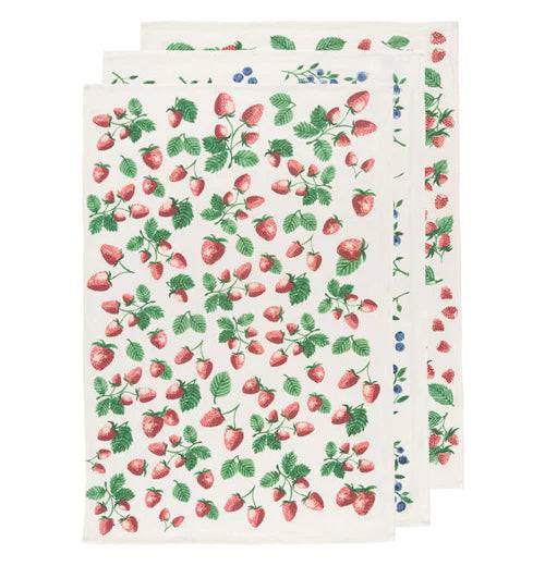 Danica Now Designs S/3 Floursack - Berry Patch - Bear Country Kitchen