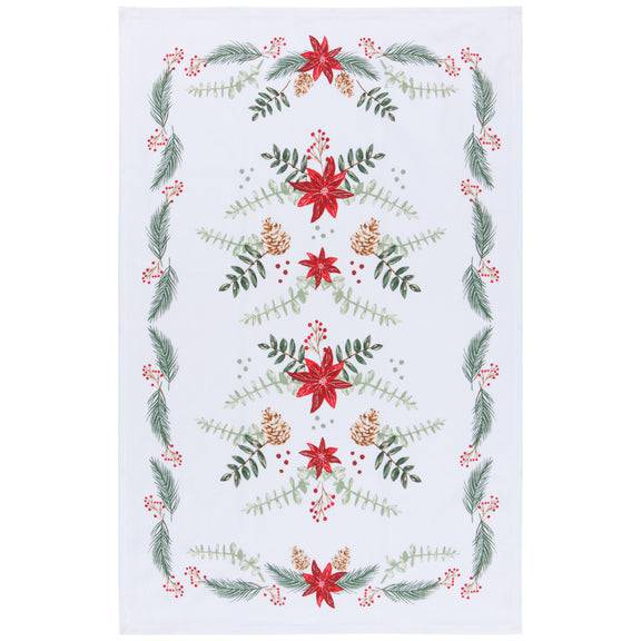 Danica Now Designs Teatowel - Pointsettia - Bear Country Kitchen