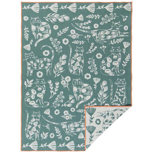 Danica Studio Double Cloth Dishtowel Catbloom - Bear Country Kitchen