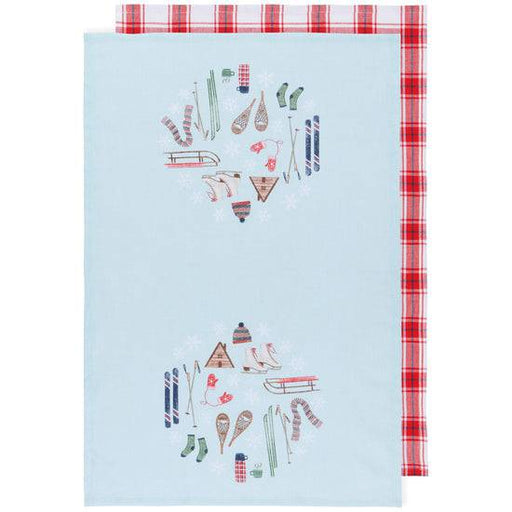 Danica Now Design Set Of 2 Teatowels Alpine Adventure - Bear Country Kitchen