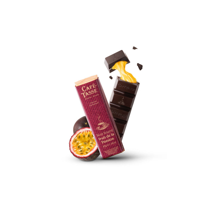 Cafe Tasse Dark Chocolate Bar with Passionfruit - Bear Country Kitchen