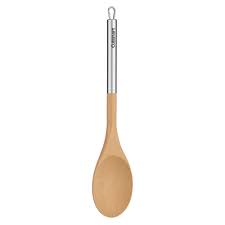 Cuisinart Beechwood Solid Spoon With Stainless Handle - Bear Country Kitchen