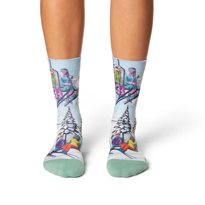 Good Luck Sock Active Fit Women Ski Lift
