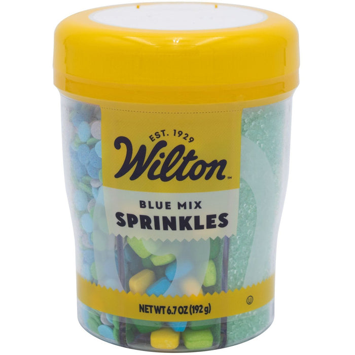 Wilton Sprinkles 6 Cell Primary Blue Mix 192G - Bear Country Kitchen