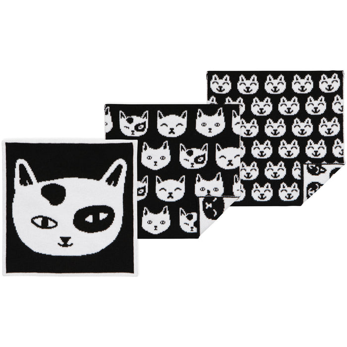 Danica Jubilee Set of 3 Knit Dishcloths Feline Fine - Bear Country Kitchen
