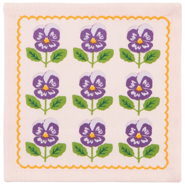 Danica Jubilee Cocktail Napkin Set Of 4 Pansy - Bear Country Kitchen