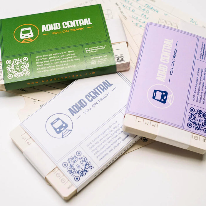 ADHD Central On Track Cards - Bear Country Kitchen