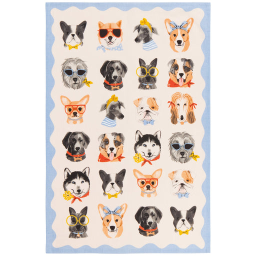 Danica Now Designs Jubilee Dishtowel Uptown Dogs - Bear Country Kitchen