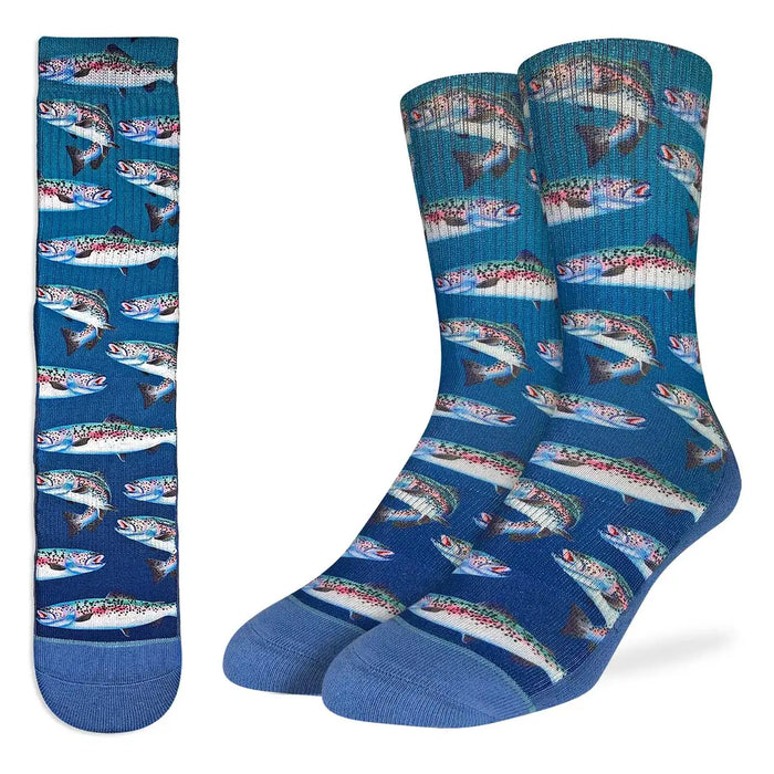 Good Luck Sock Active Fit Men Rainbow Trout