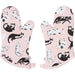 Danica Now Designs Jubilee Packaged Oven Mitts Set Of 2 Meow & Furever - Bear Country Kitchen