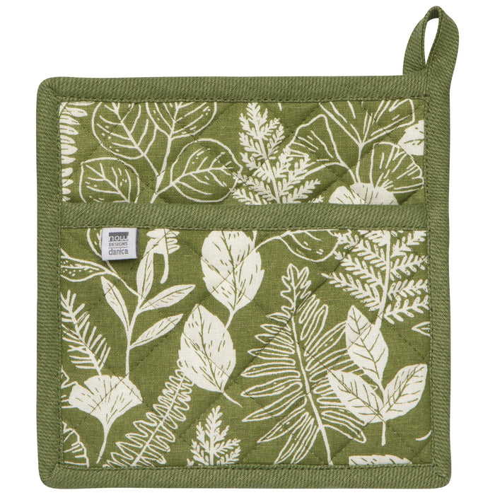 Danica Now Design Spruce Potholder Fern & Frond - Sold as Singles - Bear Country Kitchen