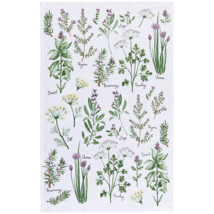 Danica Now Design Terry Dishtowel Fresh Herbs - Bear Country Kitchen