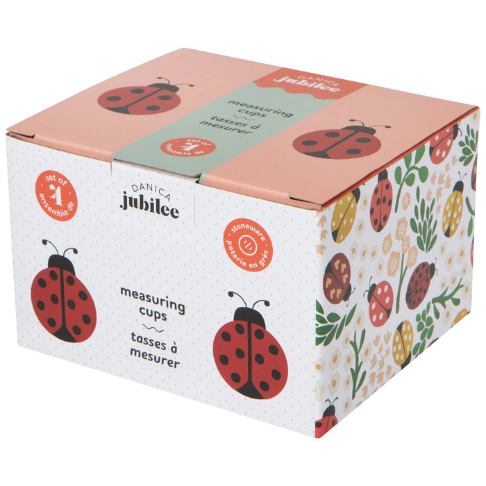 Danica Jubilee Set Of 4 Ceramic Measuring Cups Ladybugs - Bear Country Kitchen