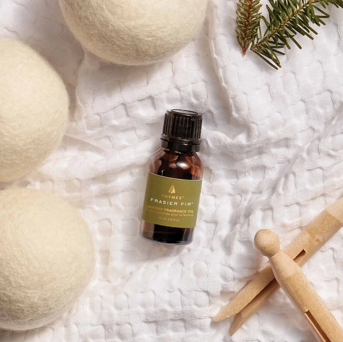 Thymes Frasier Fir Laundry Fragrance Oil For Use With Dryer BALLS - Bear Country Kitchen