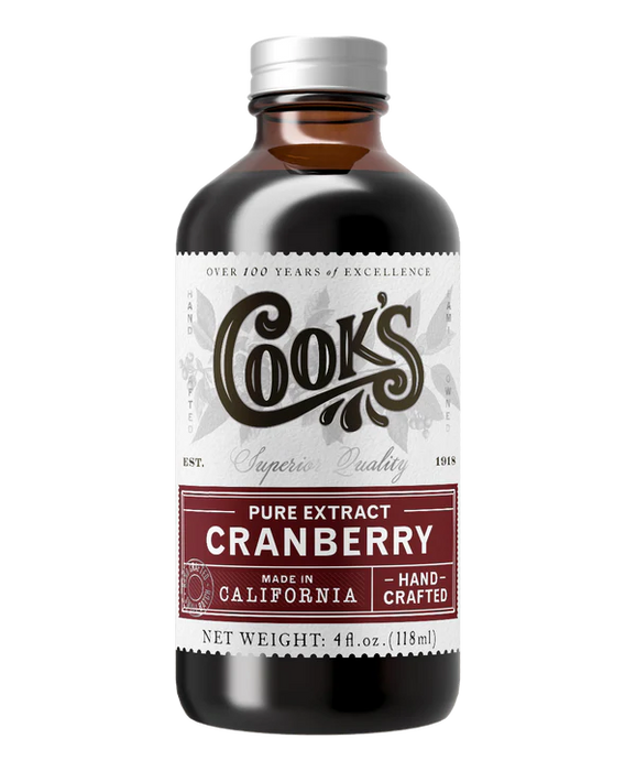 Cook's Pure Extract Cranberry 4 oz - Bear Country Kitchen