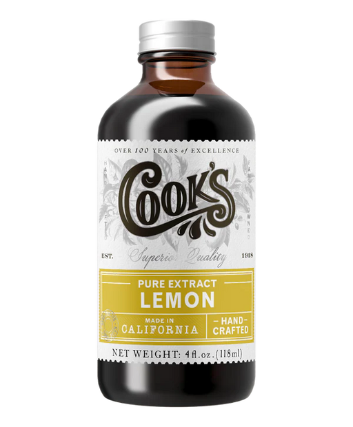Cook's Pure Extract Lemon 4oz - Bear Country Kitchen