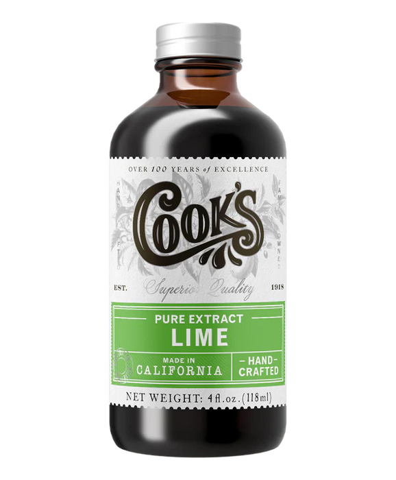 Cook's Pure Extract Lime 4 oz - Bear Country Kitchen