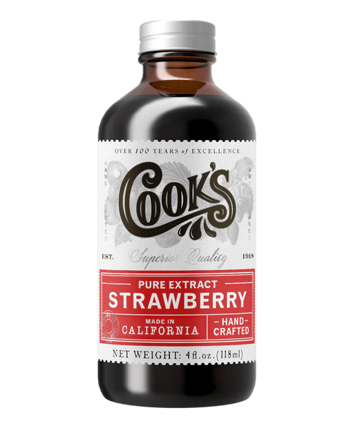 Cook's Pure Extract Strawberry 4 oz - Bear Country Kitchen