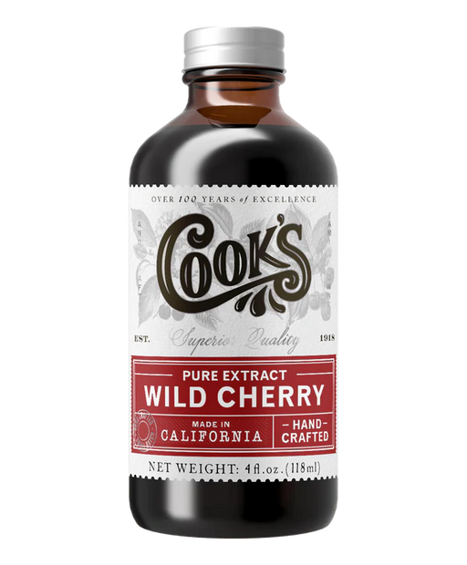 Cook's Pure Extract Wild Cherry 4 oz - Bear Country Kitchen