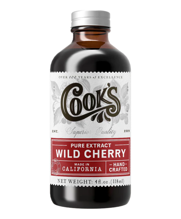 Cook's Pure Extract Wild Cherry 4 oz - Bear Country Kitchen